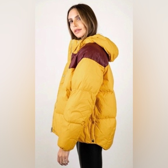 NWT Rag & Bone Joelle Ladies Down winter puffer Jacket Coat Medium M 70s Retro - Picture 2 of 14